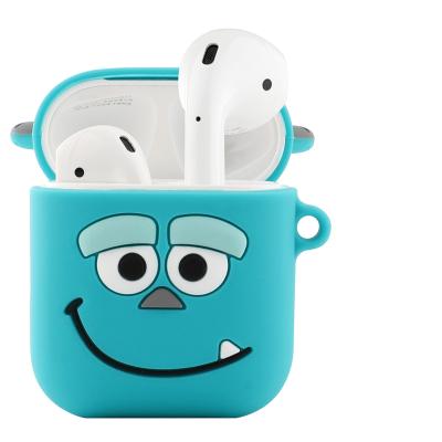 China With Live Hot Sale 3D Cartoon Character Cute 3D Image Silicone Rubber Case For Airpods 1&2 Protective Cover With In Stock for sale