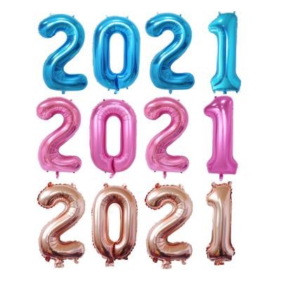 China Holiday Decorations Digital Balloon New Year Decoration 32 Inch Large Party Venue Decoration Carnival Balloons for sale