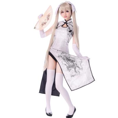 China Ordinary Anime Party Cosplay Costume Stage Cheongsam Dress Cosplay Cos Dress Female Girls Cute Show Comic Cloth Dress for sale