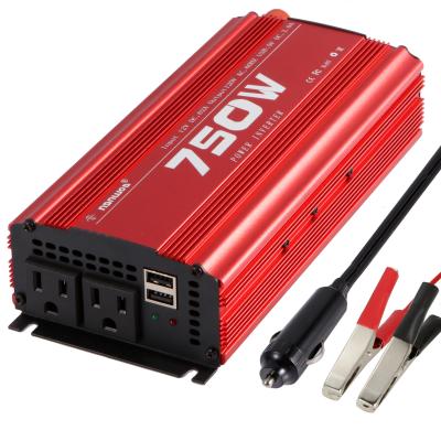 China Goldikon AC 750W Portable Car Inverter Inverter Solar Sine Wave Inverter DC For Indoor And Outdoor 12*9*6 cm for sale