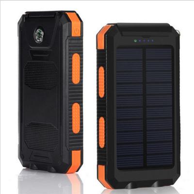 China Fast Charging Support Goldikon 20000mAh Portable Solar Power Wireless Bank With 2 USB Port For Mobile Phone for sale