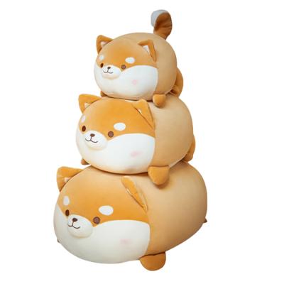 China New Design Fashion Cute Decoration Fat Shiba Inu Dog Plush Toys Stuffed Pillow For Kids Baby Gift for sale