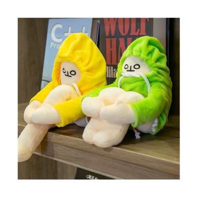 China Low Factory Price Hot Selling Hot Sale Original Funny Funny Stuffed Expression Banana Man Funny Muppets 25cm for sale