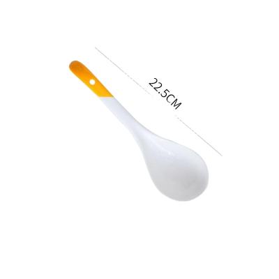 China Viable Design Lovely Japanese Cat Cartoon Series Large Ceramic Soup Spoon for sale