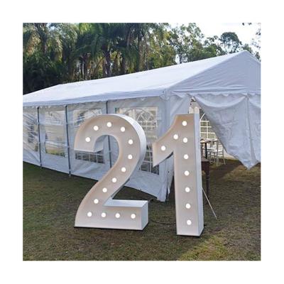 China Single Light Up Marquee Letters Number For Birthday Party Celebration Marquee Numbers Marquee Letters Led Light for sale