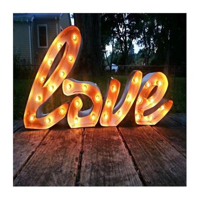 China Simple sell products marquee letters sign love letters signlighted sign letters for sale