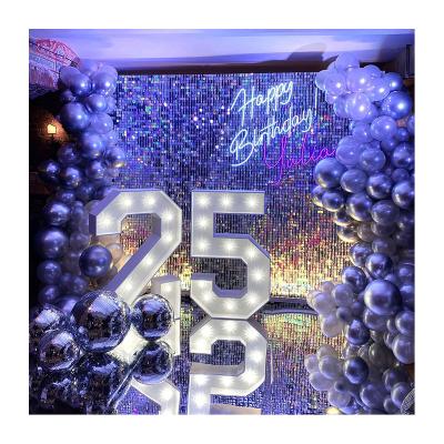 China Simple 4ft marquee sale letters wedding decorations birthday party background design 3d online renderingsparty decorations for sale