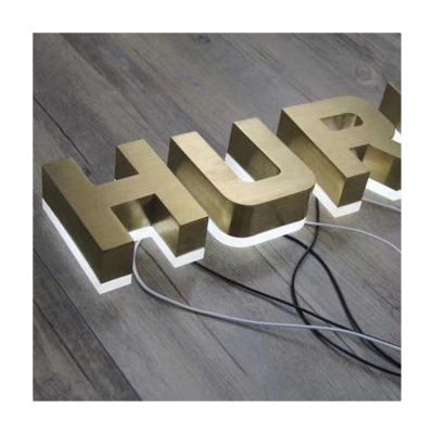 China Simple business 3D backlit led letter lights can be installed indoor and outdoor house number, etc. for sale