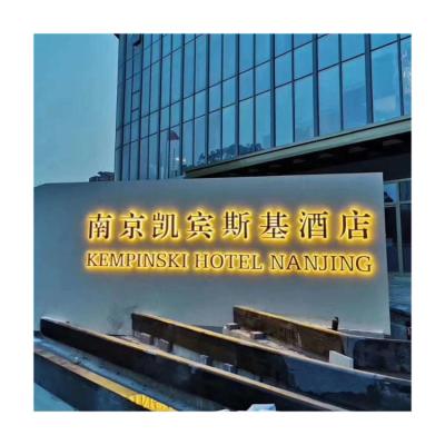 China Simple factory specializes in manufacturing outdoor backlit metal signs led channel letters 3d led letter signs for sale