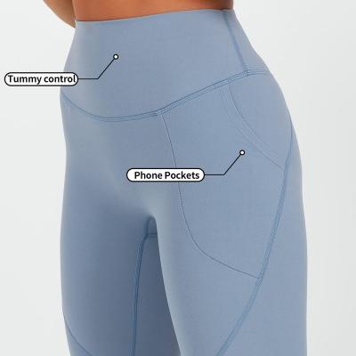 China Custom Butt Fitness Gym Yoga Leggings Spandex Tummy Control Workout Women Sports Yoga Lifting Gaiters Antibacterial for sale