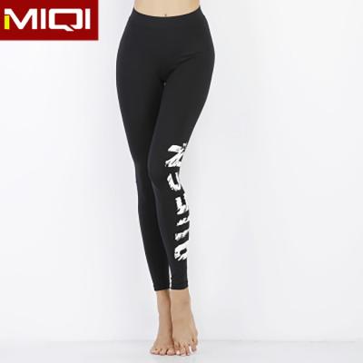 China Best Selling High Quality Women Fitness Breathable Black One Butterfly Print Gym Leggings for sale