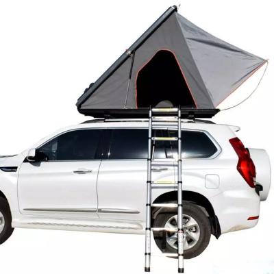 China Extended type all aluminum car auto top tent roof hard shell for camping with roof rack or without roof rack for sale