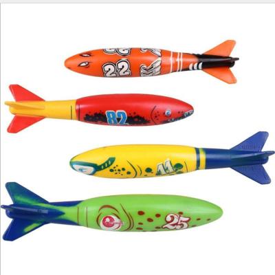 China Eco-friendly summer hot seller 4pc dive pool swimming pool shark shark rock toys for kids o for sale