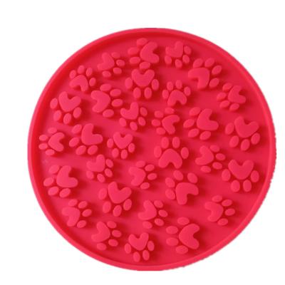 China Slow Feeding Pet Food Treater Dog Bath Distraction Device Dog Peanut Butter Lick Mat Pad for Pet Bathing Dog Grooming and Training for sale