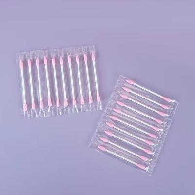 China Dispoable thin disposable makeup use cotton swab portable cotton pad buds small package for sale