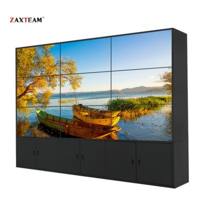 China ZAXTEAM 55 inch indoor 3.5mm lcd video wall with BOE panel applicable for CCTV or commercial display for sale