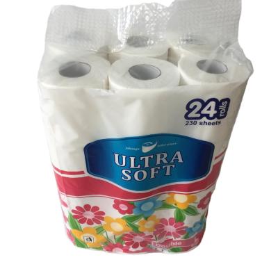 China Premium Virgin Wood Pulp 24 Rolls Tissue Paper, Hotel Toilet Paper, Retail Toilet Paper for sale