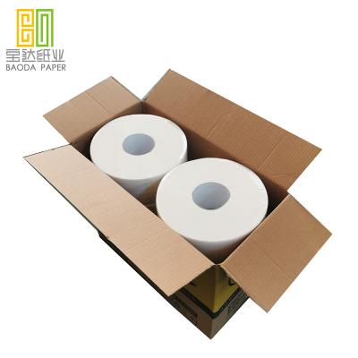 China Virgin Wood Pulp Toilet Paper 2 Ply Papel Higienico Virgin Jumbo Toilet Paper Roll Paper for sale