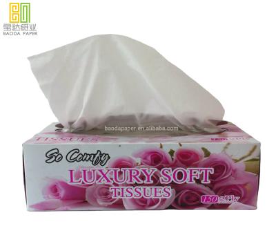 China Pocket Tissue Virgin Facial Tissue Tissue Making Box Eco-Friendly Facial Tissue Paper for sale