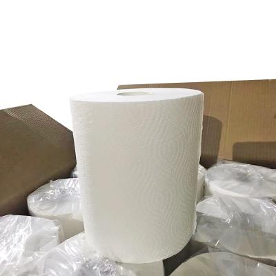 China Soft Eco-friendly Comfortable Customize Cheap 60 Sheets 2 Ply Roll Kitchen Paper Towel for sale