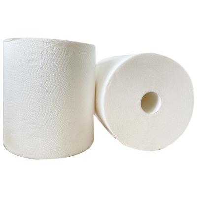 China Eco-friendly Natural Odorless Kitchen Roll Cleaning Paper Towel Customized Packaging 150 Meters Maxi Roll Kitchen Cloth for sale