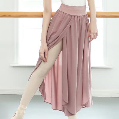 China Pants Exercise Classic Wide Leg High Waist Chiffon Dance Pants for sale