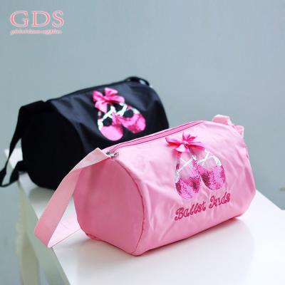 China One shoulder pink sequin one shoulder roll dance bag for sale