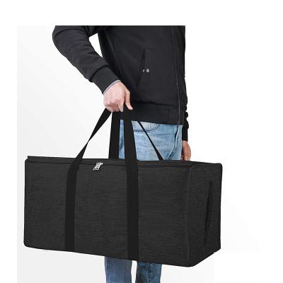 China Fashion Large Storage High Quality Black Dry Duffel Bag With Zipper for sale