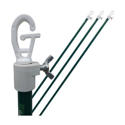 China Contemporary Strong Galvanized Telescopic Washing Line Support Laundry Pole Prop for sale