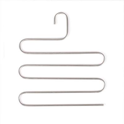 China Contemporary Multi-Functional Multifunctional Space Saving Pants Hanger Universal Magic Pants Rack for sale