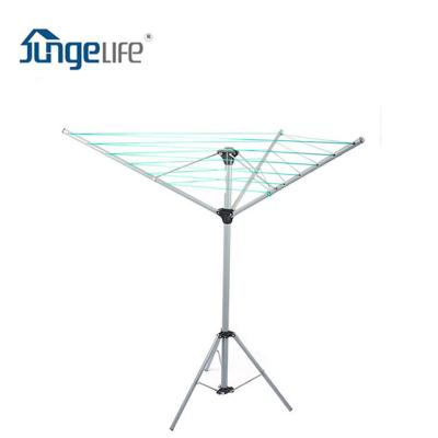 China Modern Rotary 3 Arm Garden Outdoor Portable Rotary Clothes Dryer for sale