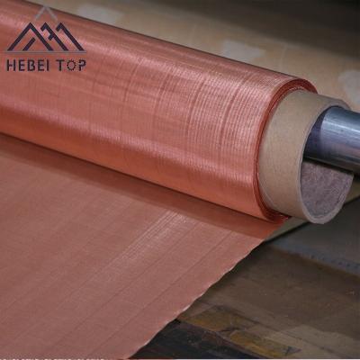 China Anti - Corrosion Custom Copper Woven Fine Wire Mesh Screen Roll for sale