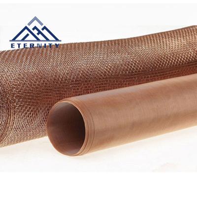 China Decorative Anti-Corrosion Brass Wire Mesh Copper Knitted Wire Mesh for sale