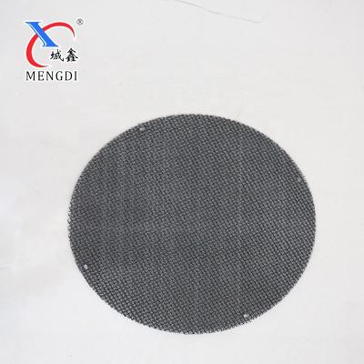 China Anti-Corrosion Extruder Screen Package Iron Black Wire Mesh Cloth for sale