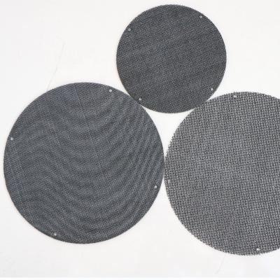 China Anti-Corrosion Extruder Screen Package Iron Black Wire Mesh Cloth For Air/Filter Mesh Black Mesh Cloth Iron Liquid Wire Cloth for sale