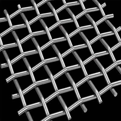 China Anti-Corrosion Black 1m x 30m Carbon Steel Mesh Screen Wire Cloth Extruder Screen for sale