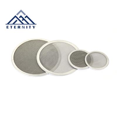 China 1 10 20 Micron 304 316 Anti - Corrosion Stainless Steel Wire Mesh Filter Disc for sale