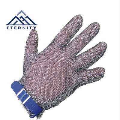 China Protection Factory Safety Proof Direct Cut Metal Cut Resistant Butcher Wire Glove for sale