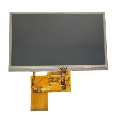 Cina 5 pollici 480 x 272 TN TFT LCD Display 40 pin RGB Display TFT personalizzato in vendita