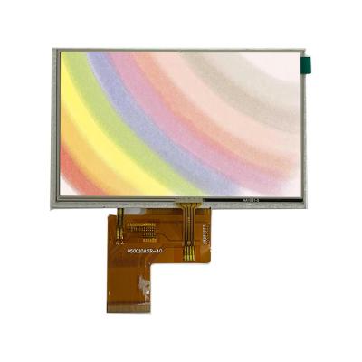 China 800X480px TN TFT LCD Display Screen With Resistive Touch Screen Industrial for sale