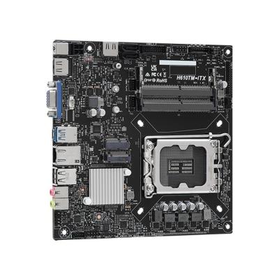 China LGA1700 placa base industrial con doble canal de memoria H610TM-socket ITX en venta