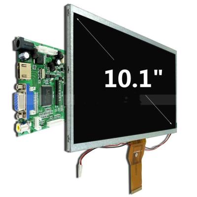 中国 1024x600 黒色 TFT LCD 10.1インチ 高明るさ 1000 ニット 屋外広告 LCD ディスプレイ 販売のため