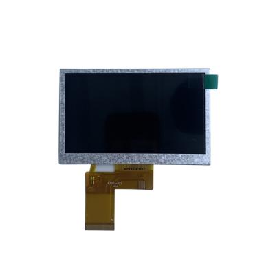 중국 4.3 인치 480 X 272 IPS LCD 디스플레이 ST7282 드라이버 컬러 Tft 디스플레이 500 Cd/M2 밝기 판매용