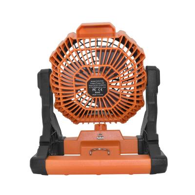 China 2022 Outdoor USB Desk Powered Fan Battery Operated With LED Lights Outdoor Portable Camping Fan for sale