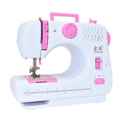 China Factory price household automatic multifunctional wholesale portable mini hand children lubrication sewing machine JYSM-605 for sale