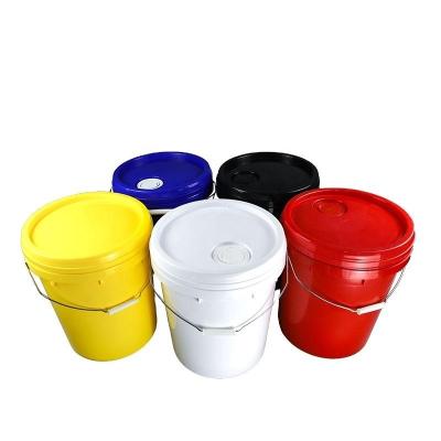 China PP Open Top Bucket Plastic Bucket With Handle Multiple for sale