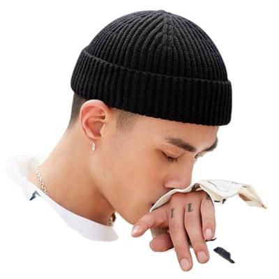 China 2022 COMMON Taoxi Q01 Fashion 25 Colors Men Fisherman Beanies Women Acrylic Knit Trawler Beanie Hat Warm Winter Hats Caps for sale