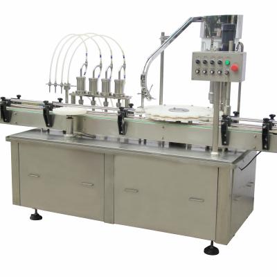 China Food Customized 4 Heads Flavor Spray Filling Machine For Automatic Glass Plastic Bottle Filler for sale