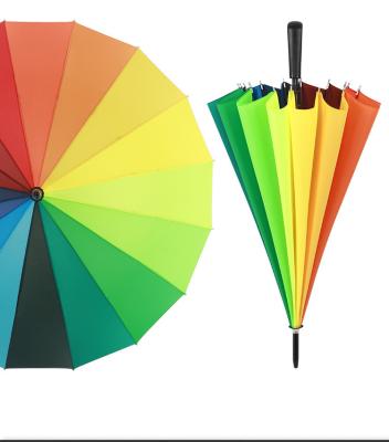 China Quality Manual Guaranteed Unique Rainbow Personalized Wholesale Designer Umbrella for sale