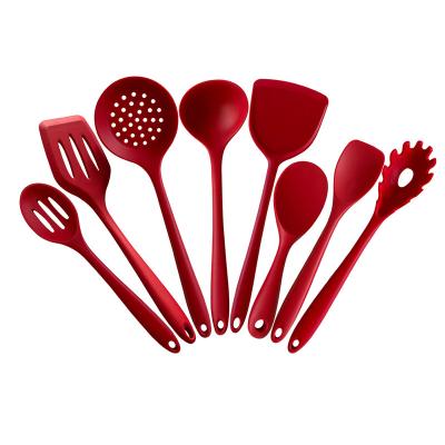 China Kitchen Viable Tools Silicone Scraper Non-Stick Heat Resistant Spatula for Baking and Pastry Silicone Kitchenware Set for sale